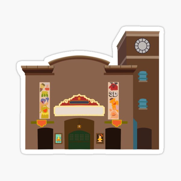 Vista previa del artículo con la obra «Edificio MuppetVision3D de los estudios Hollywood», diseñado y vendido por designsbynat3.