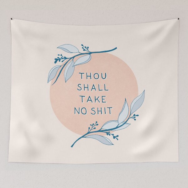 Item preview, Thou Shall Take No Shit designed and sold by barlena.