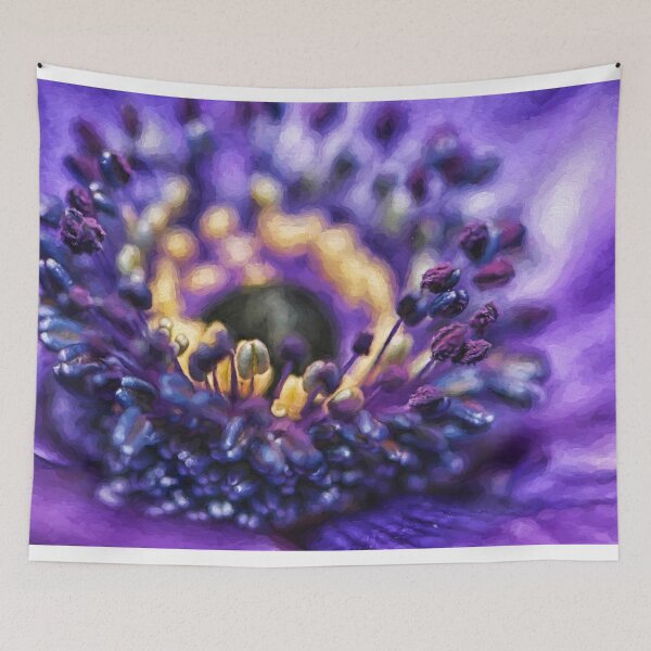 Item preview, Purple heart of a flower designed and sold by Photopat.