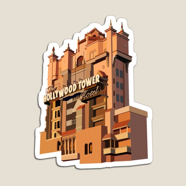 Hollywood Studios Tower of Terror Building Magnet