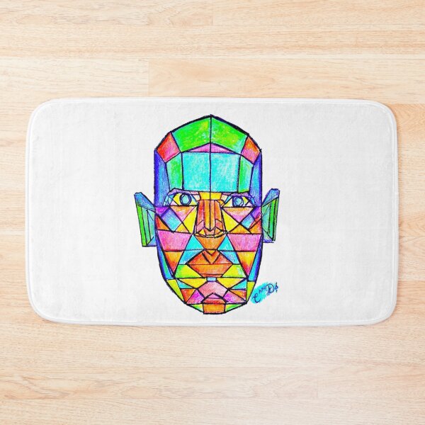 Item preview, Colorful Face Print, geometric art designed and sold by CanDo20.