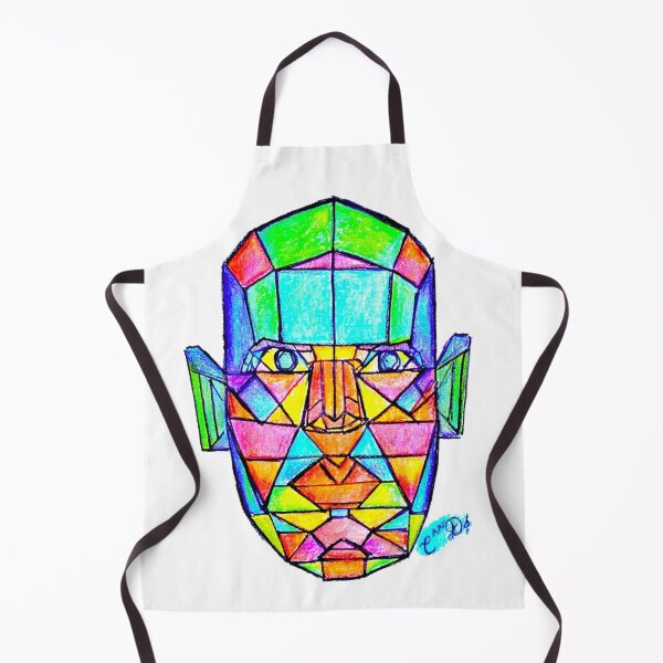 Item preview, Colorful Face Print, geometric art designed and sold by CanDo20.