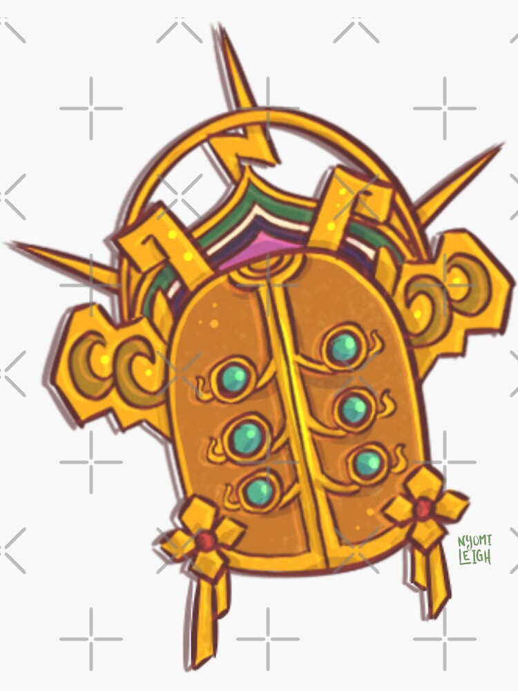 "Thunder Helm — BOTW" Sticker for Sale by NyomiLeigh Redbubble