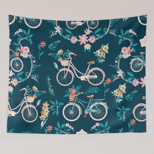 Item preview, Colorful Bike Pattern designed and sold by PinkLotusArt.