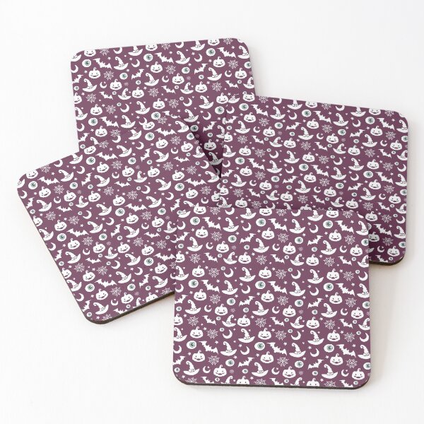 Item preview, Halloween Night Patterns Purple designed and sold by Medmac's Designs.