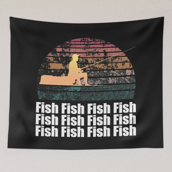 Item preview, Fish Fish Fish Fish designed and sold by stevenwoodcock.