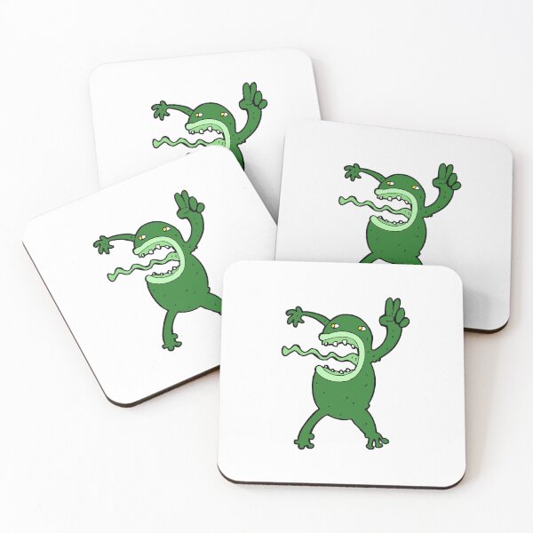 Item preview, Miss Cheeky Wavy Tongue Green Monster designed and sold by wildflowerperks.