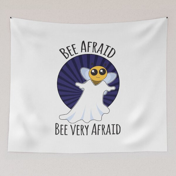 Item preview, Bee afraid bee very afraid boo bee Halloween design designed and sold by anins-azuree.