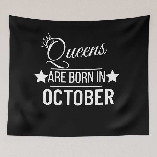 Item preview, Queens Are Born In October Birthday designed and sold by Jajulile.