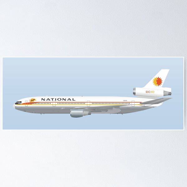 Item preview, Wings In Uniform - DC-10 - National Airlines 70's designed and sold by nADerL.