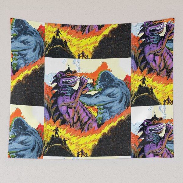 Item preview, Giant Ape vs Evil Dinosaur  designed and sold by Vintage Designs +.