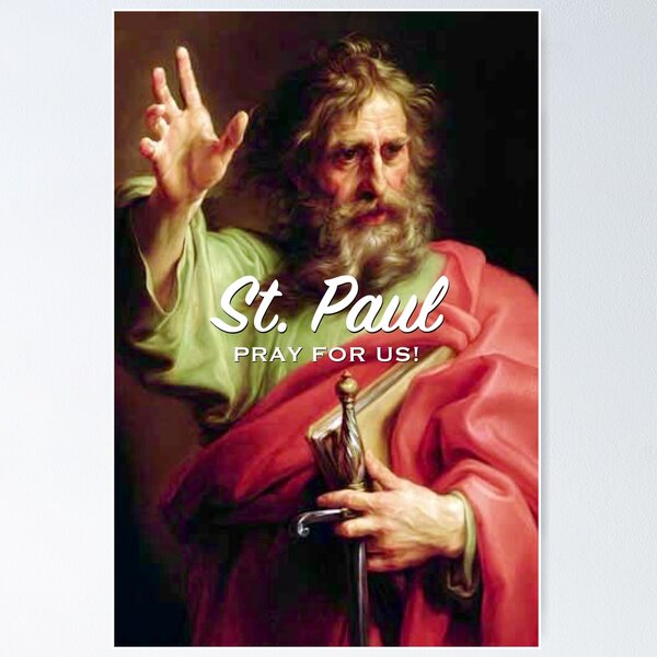 Item preview, St. Paul, Pray for Us! designed and sold by The Catholic Religion Teacher Shop.