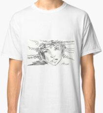 Beautiful Girl With Diadem Classic T-Shirt