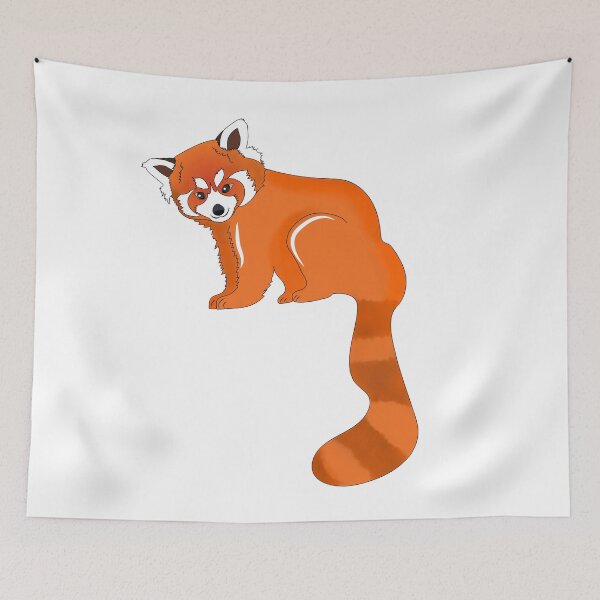 Item preview, Fluffy Red Panda Cute Animals designed and sold by TheInkElephant.