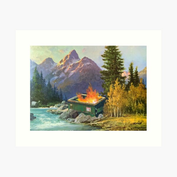 2020 Next to the Rapids Art Print
