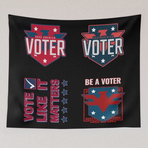 Item preview, Be A Voter Save America Sticker Pack designed and sold by Coder-T.
