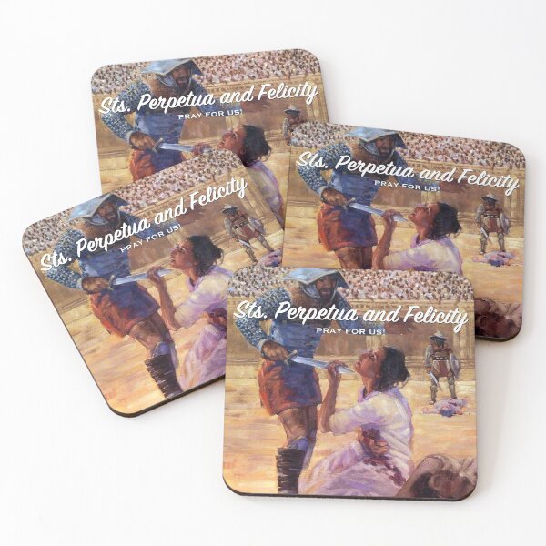 Item preview, Sts. Perpetua and Felicity, Pray for Us! designed and sold by The Catholic Religion Teacher Shop.