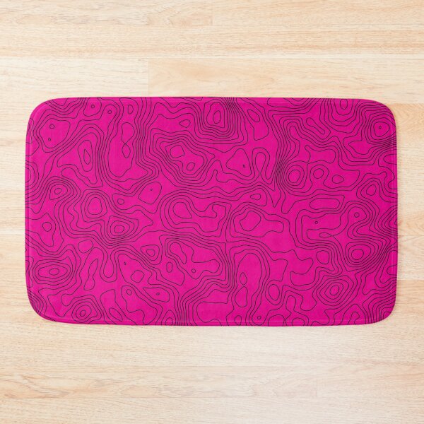 Item preview, Pink Topo Map designed and sold by hk2001.