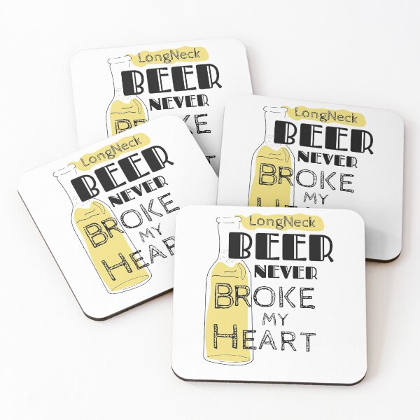 Item preview, long neck Beer never broke my Heart designed and sold by DearDesign.