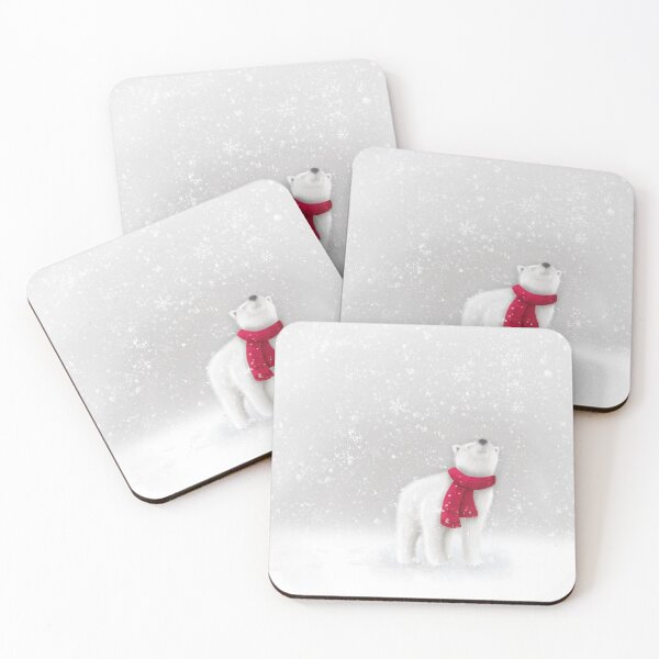 Item preview, Snowflakes Falling Polar Bear designed and sold by Jade Lawley.
