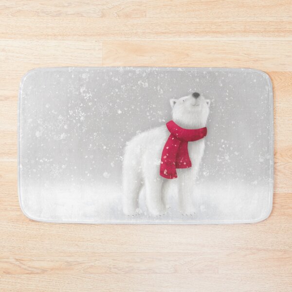 Item preview, Snowflakes Falling Polar Bear designed and sold by Jade Lawley.