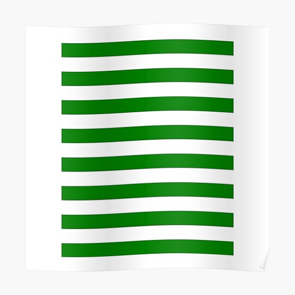 "green and white lines v2" Poster by hafid0 Redbubble