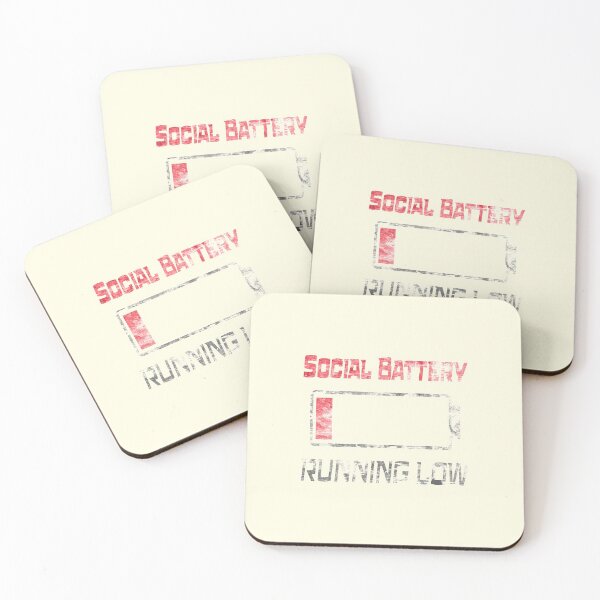 Item preview, Social Battery Running Low designed and sold by Magic-Moon.