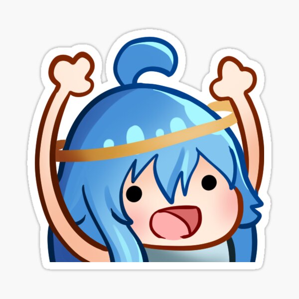 Aqua Konosuba - Roblox Aesthetic Anime Shirts Roblox Emoji,Minion Emoji App  - free transparent emoji 