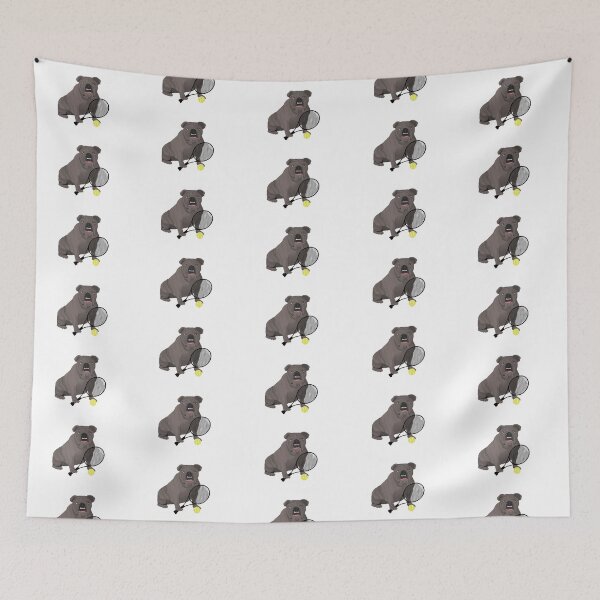 Item preview, Tennis Gray Bulldog designed and sold by cmd-art.