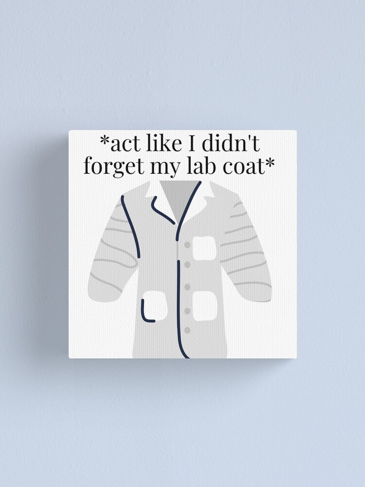 canvas lab coat