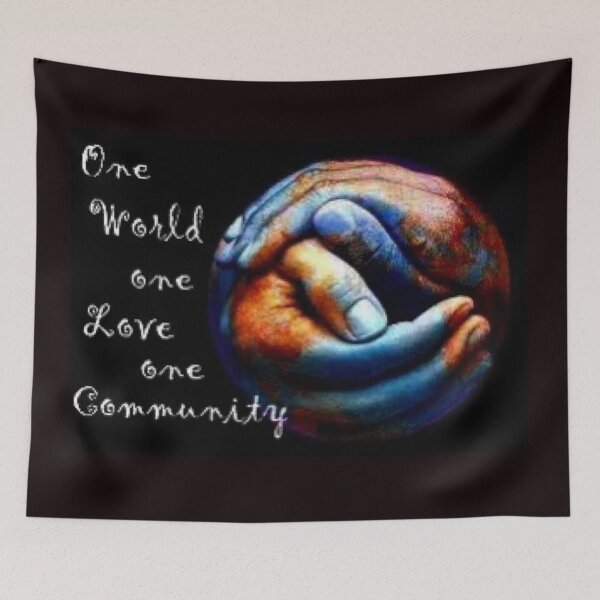 Item preview, One world one love designed and sold by TheLifeInspired.