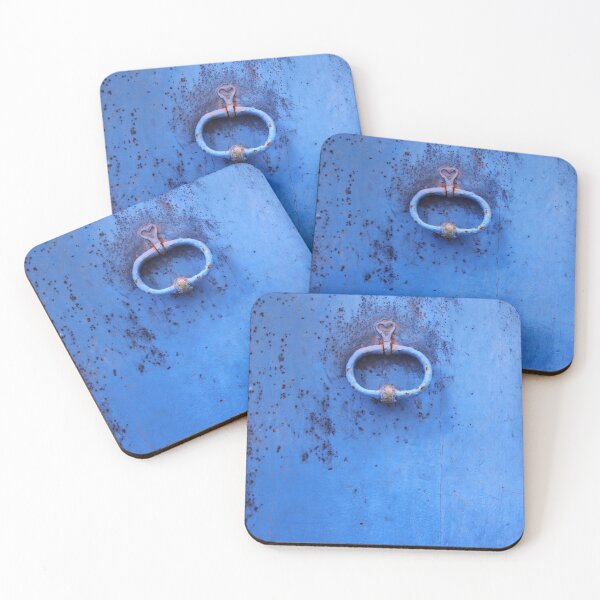 Item preview, Blue Door with french antique knocker designed and sold by paulgrand.