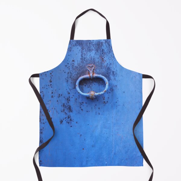 Item preview, Blue Door with french antique knocker designed and sold by paulgrand.