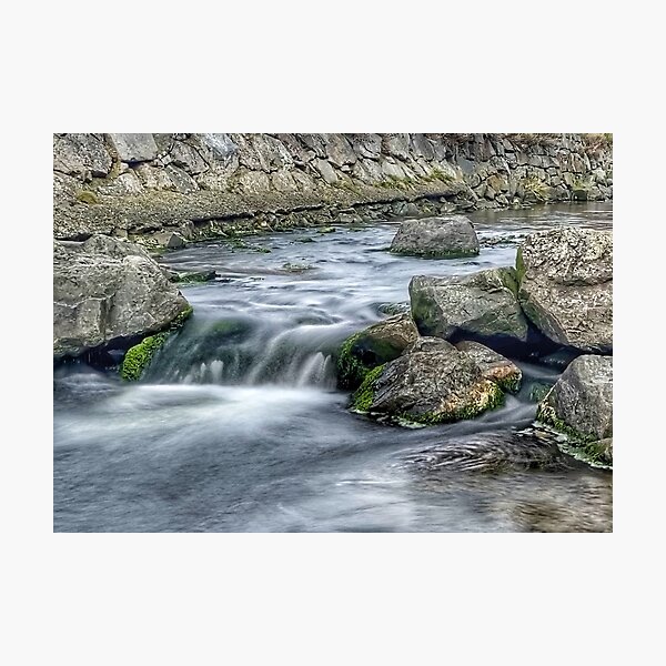 Coastal Stream long exposure 2 Photographic Print