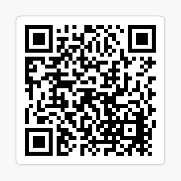 Rick Roll QR Code Sticker  Video Link -  Canada