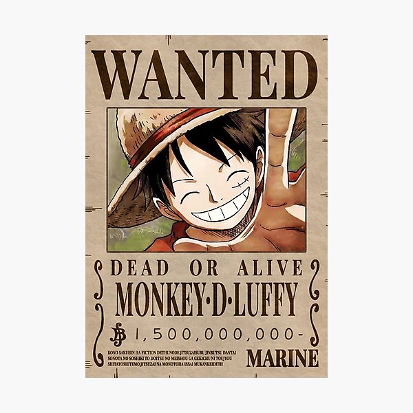 Luffy Bounty Gifts & Merchandise | Redbubble