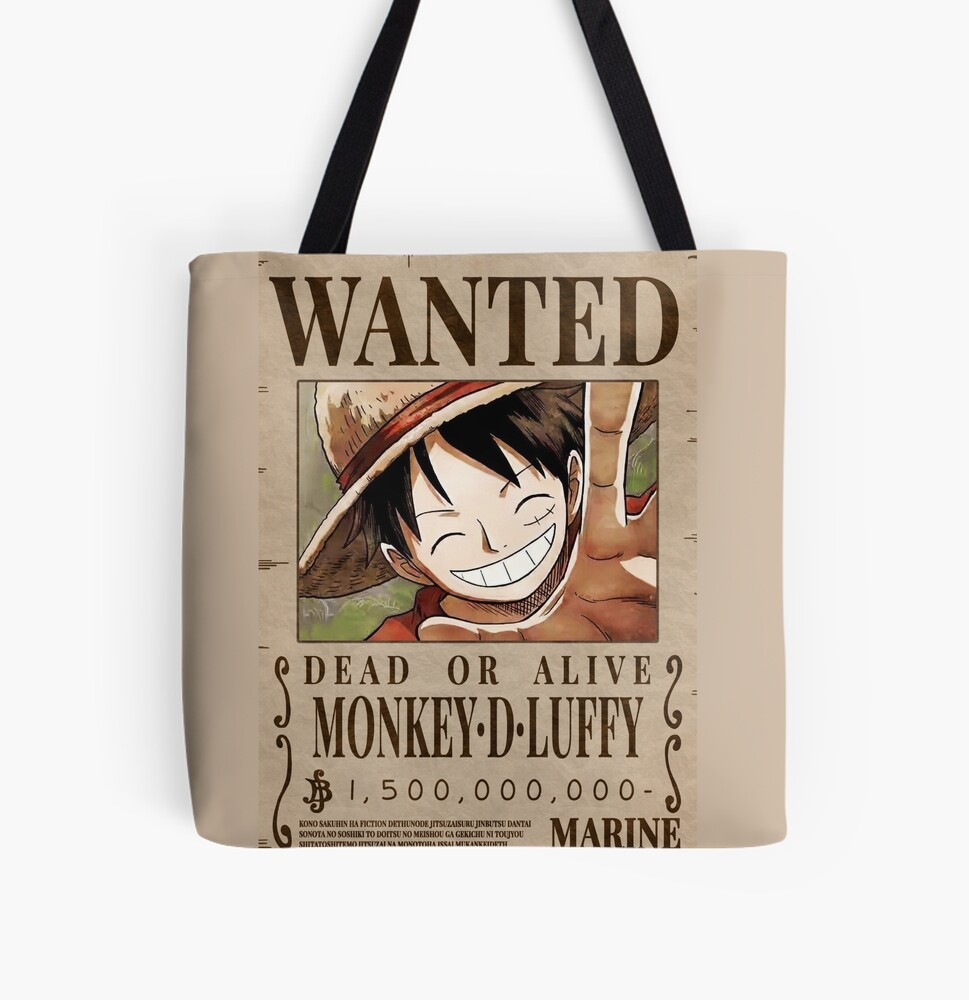 Monkey D Luffy Wanted Bounty Poster Spiral Notebook By Nichinu Redbubble