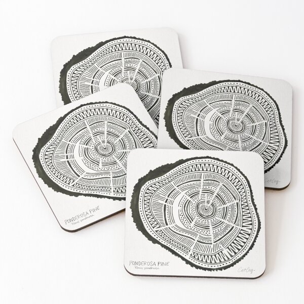 Item preview, Ponderosa Pine – Black designed and sold by Cat Coquillette.