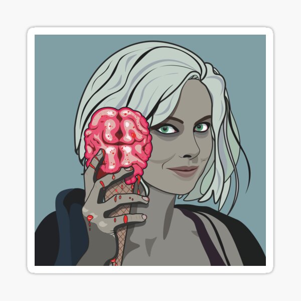 Vista previa del artículo con la obra «Brain Girl», diseñado y vendido por SiddharthaMoon.
