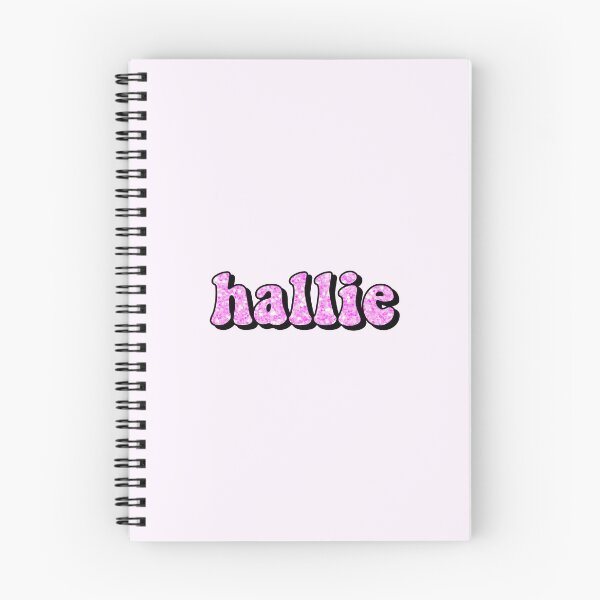 Item preview, aesthetic hot pink glitter hallie name designed and sold by STAR10008.