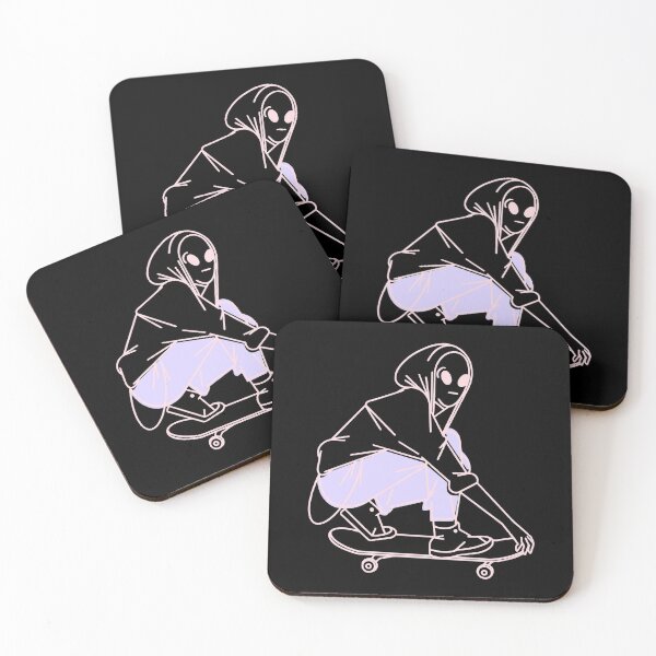 Item preview, Alien Skateboarding - Gifts For Skaters designed and sold by GasparArts.