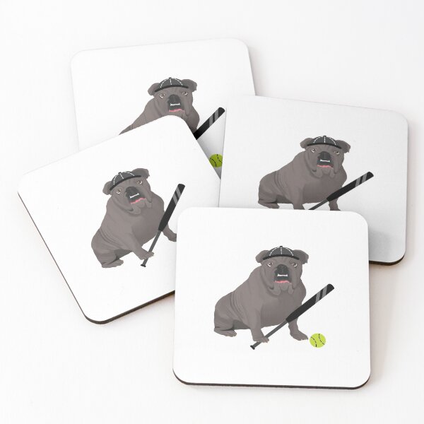 Item preview, Softball Gray Bulldog designed and sold by cmd-art.