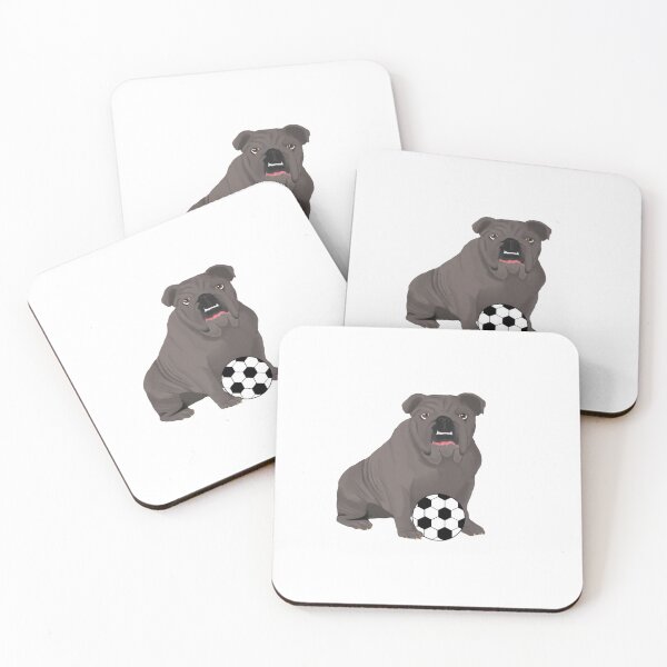 Item preview, Soccer Gray Bulldog designed and sold by cmd-art.
