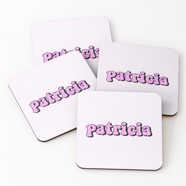 Item preview, aesthetic hot pink glitter patricia name designed and sold by STAR10008.