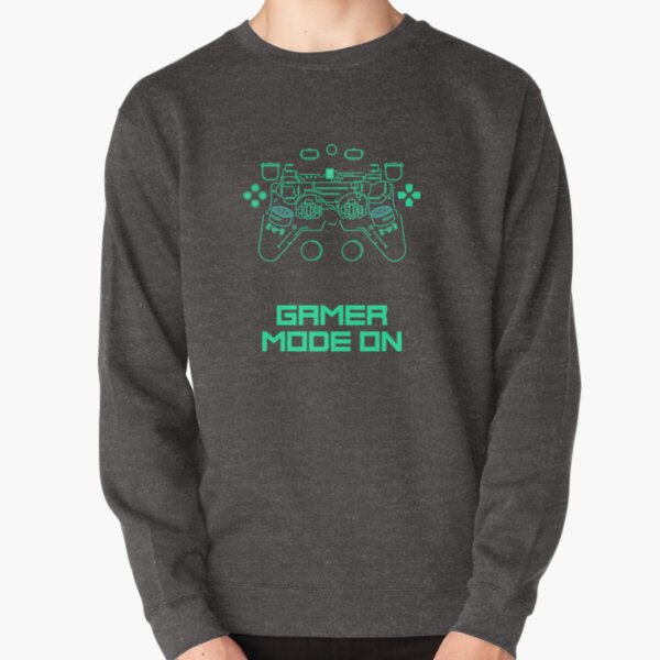 Gamer Mode On Pullover Sweatshirt