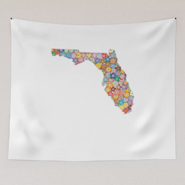 Item preview, Floral Florida T-Shirt designed and sold by TeeStoreMeStore.
