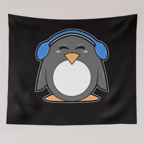 Item preview, Penguin cute earmuffs comic designed and sold by Imutobi.