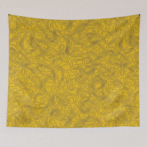 Item preview, Yellow Topo Map designed and sold by hk2001.