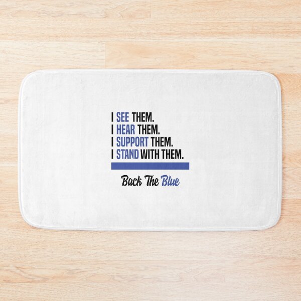 Item preview, Back the Blue Police Support thin blue line Flag Gift Idea designed and sold by clothesy7.