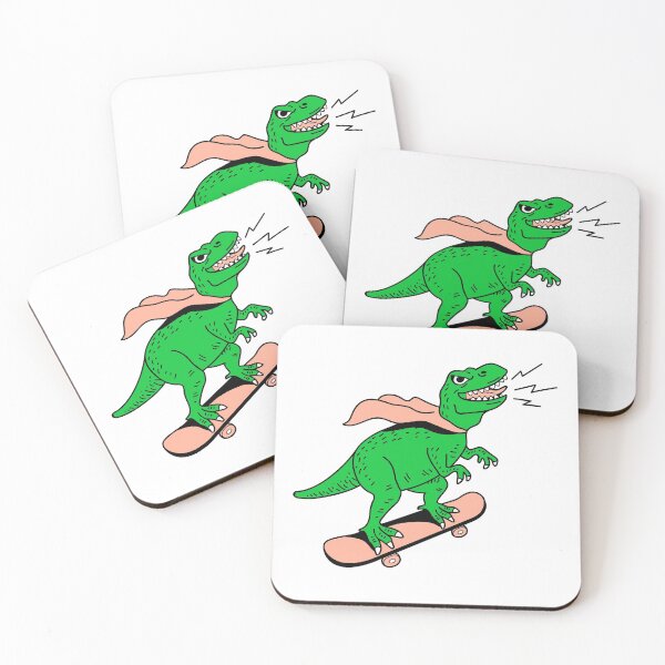 Item preview, Dinosaur Skateboarding - Gifts For Skaters designed and sold by GasparArts.